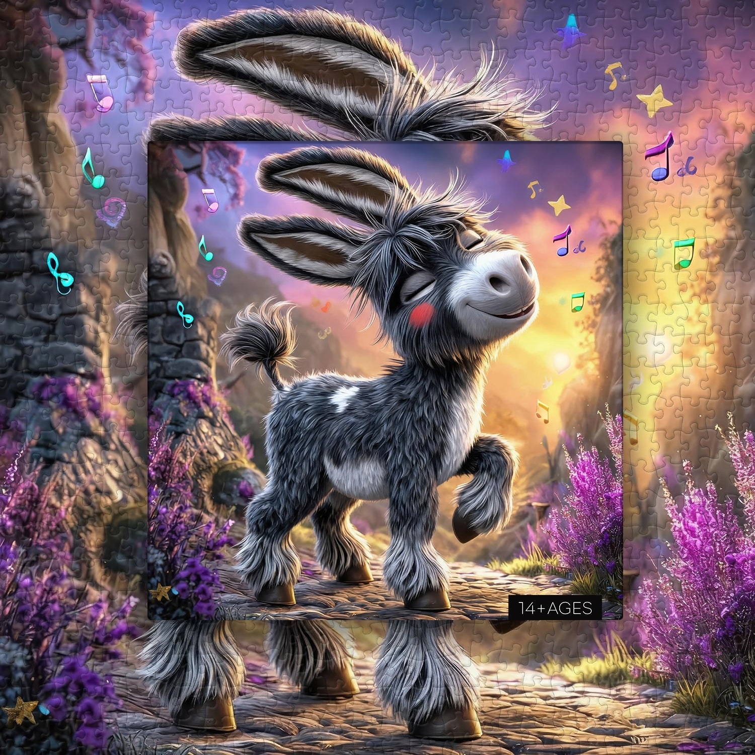 Joyful Melody Donkey Jigsaw Puzzle 1000 Pieces