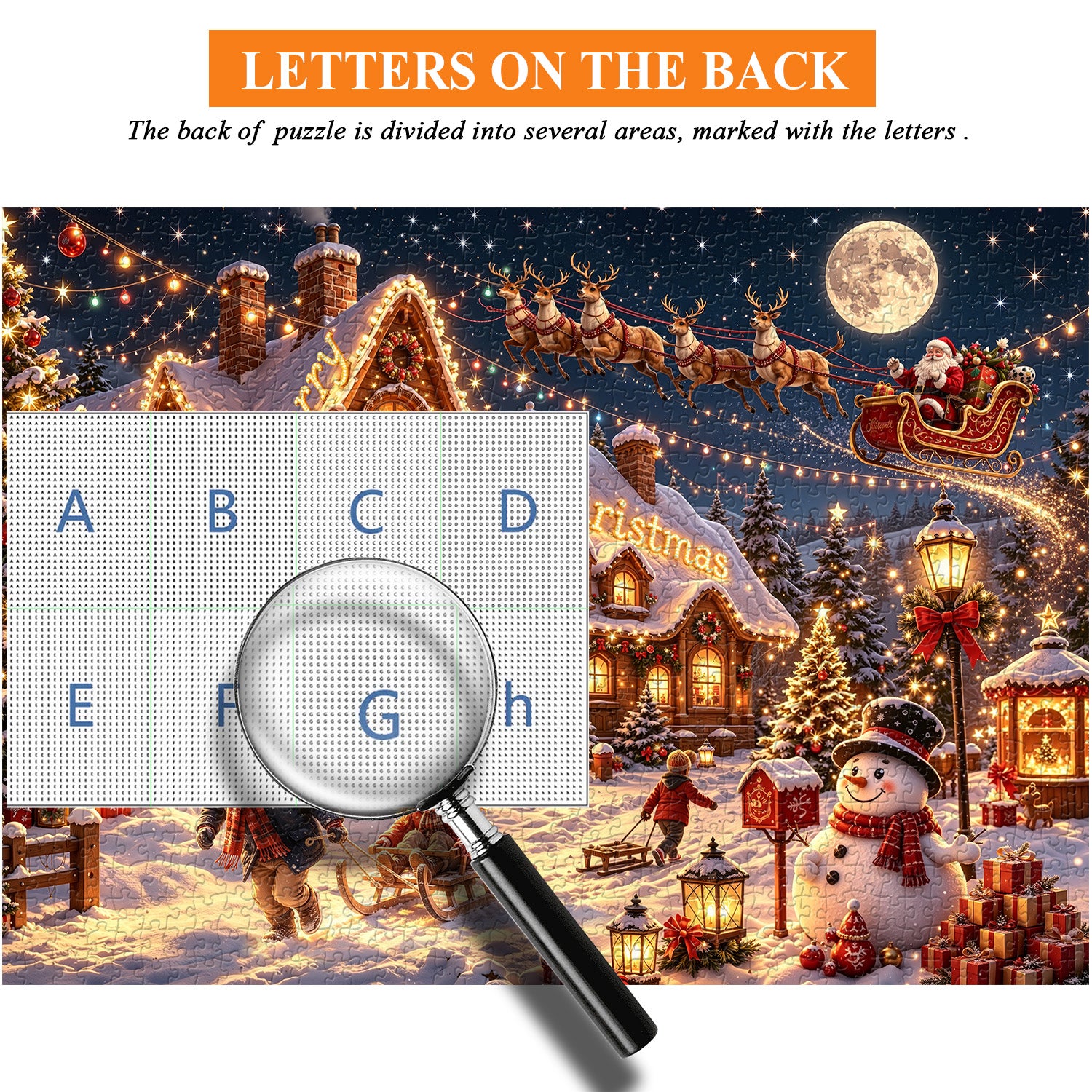 Magical Christmas Night Jigsaw Puzzle 1000 Pieces