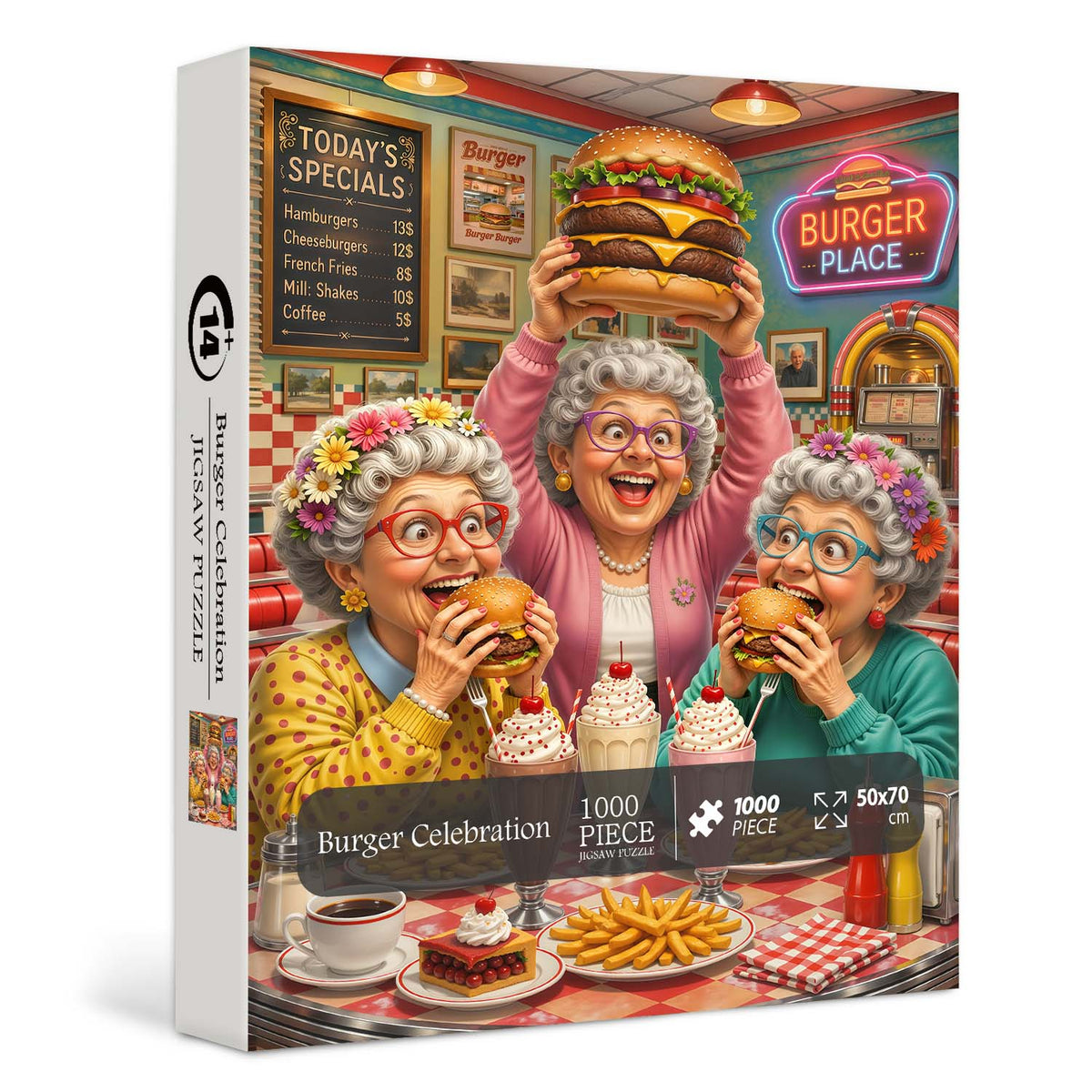 Burger Celebration Jigsaw Puzzle 1000 Pieces