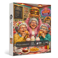 Burger Celebration Jigsaw Puzzle 1000 Pieces