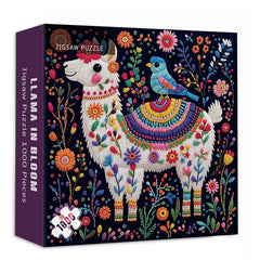 Llama in Bloom Jigsaw Puzzle 1000 Pieces