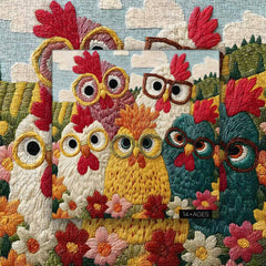 Chicles Chickens Puzzle 1000 pièces
