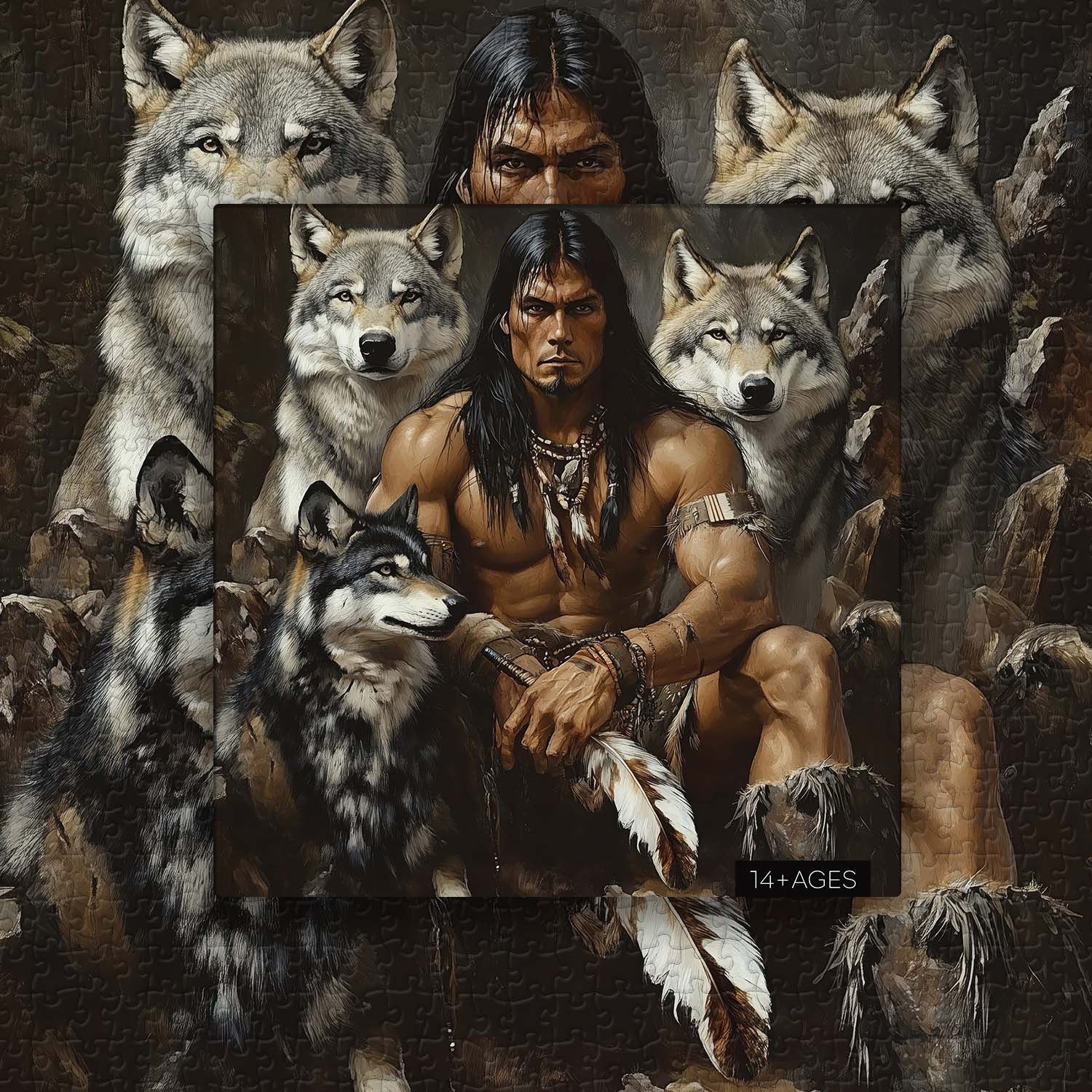 King Of The Wolves Jigsaw Puzzle 1000 Pieces