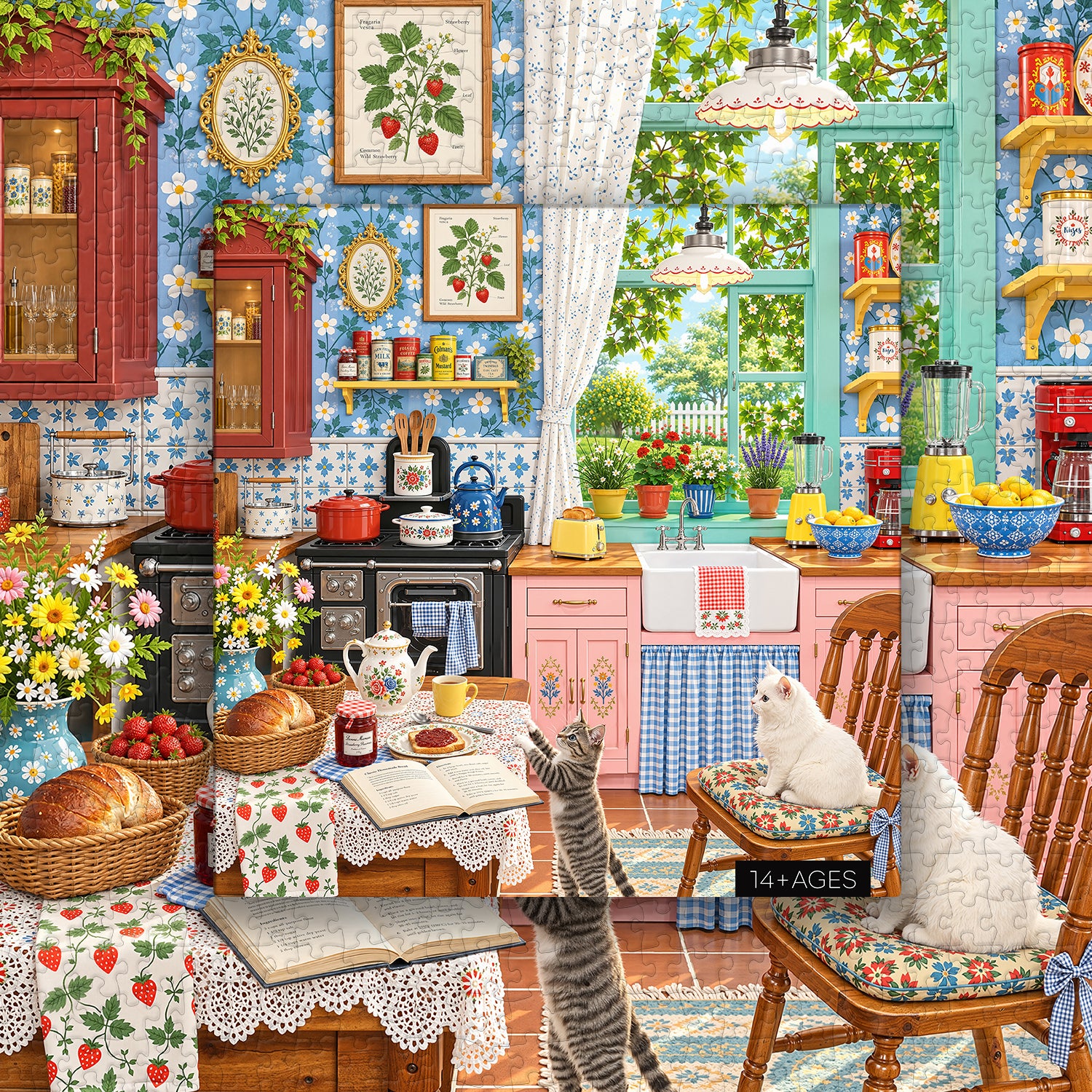 Cozy Kitchen Jigsaw Puzzle 1000 Pieces