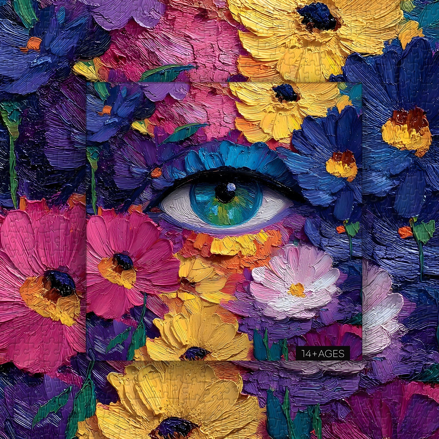 Blumenaugen-Puzzle 1000 Teile