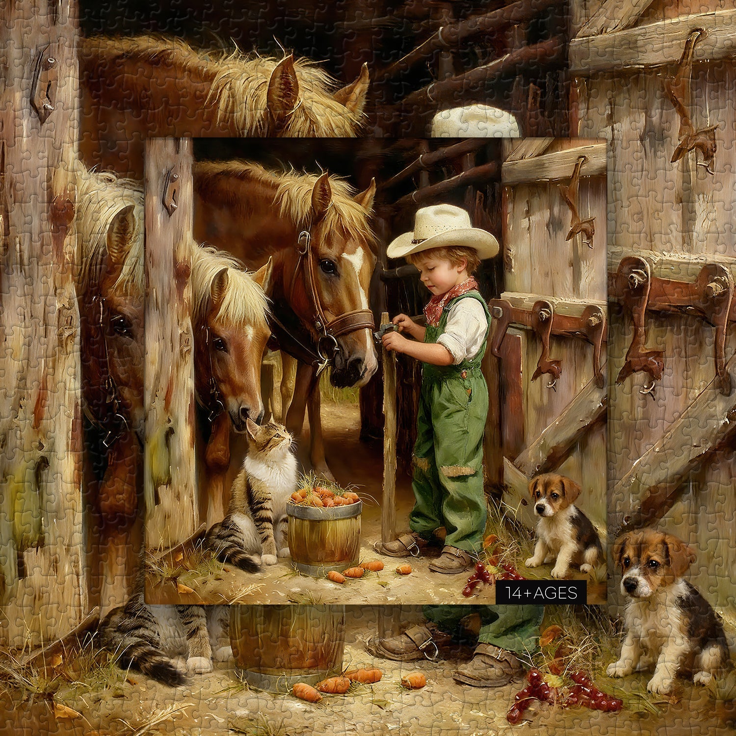 Childlike Pasture Life Jigsaw Puzzle 1000 Pieces