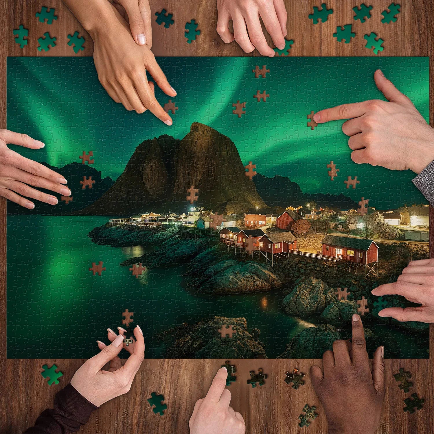 Puzzle de puzzon silencieux Aurora 1000 pièces