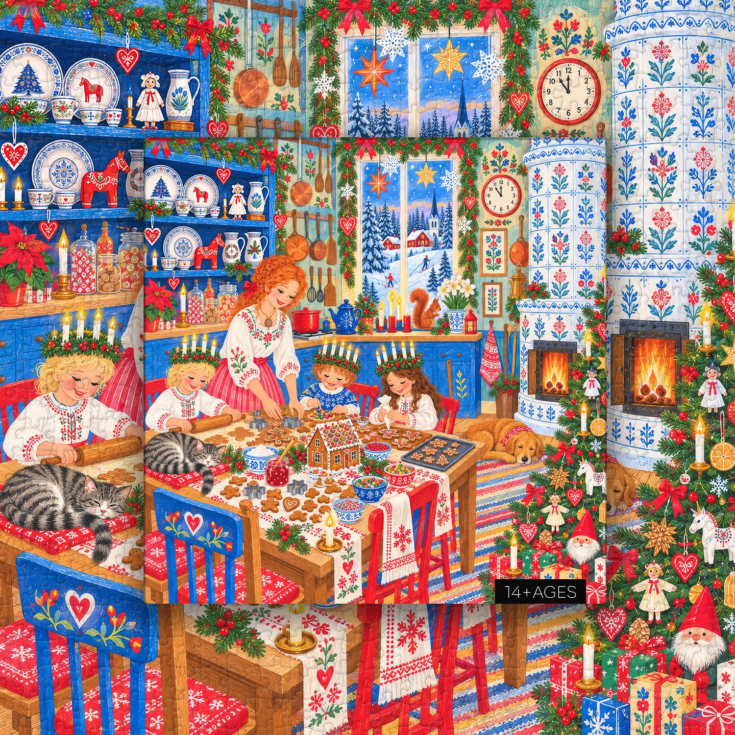 Christmas Baking Jigsaw Puzzle 1000 Pieces