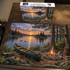Lakeside Glow Jigsaw Puzzle 1000 Pieces