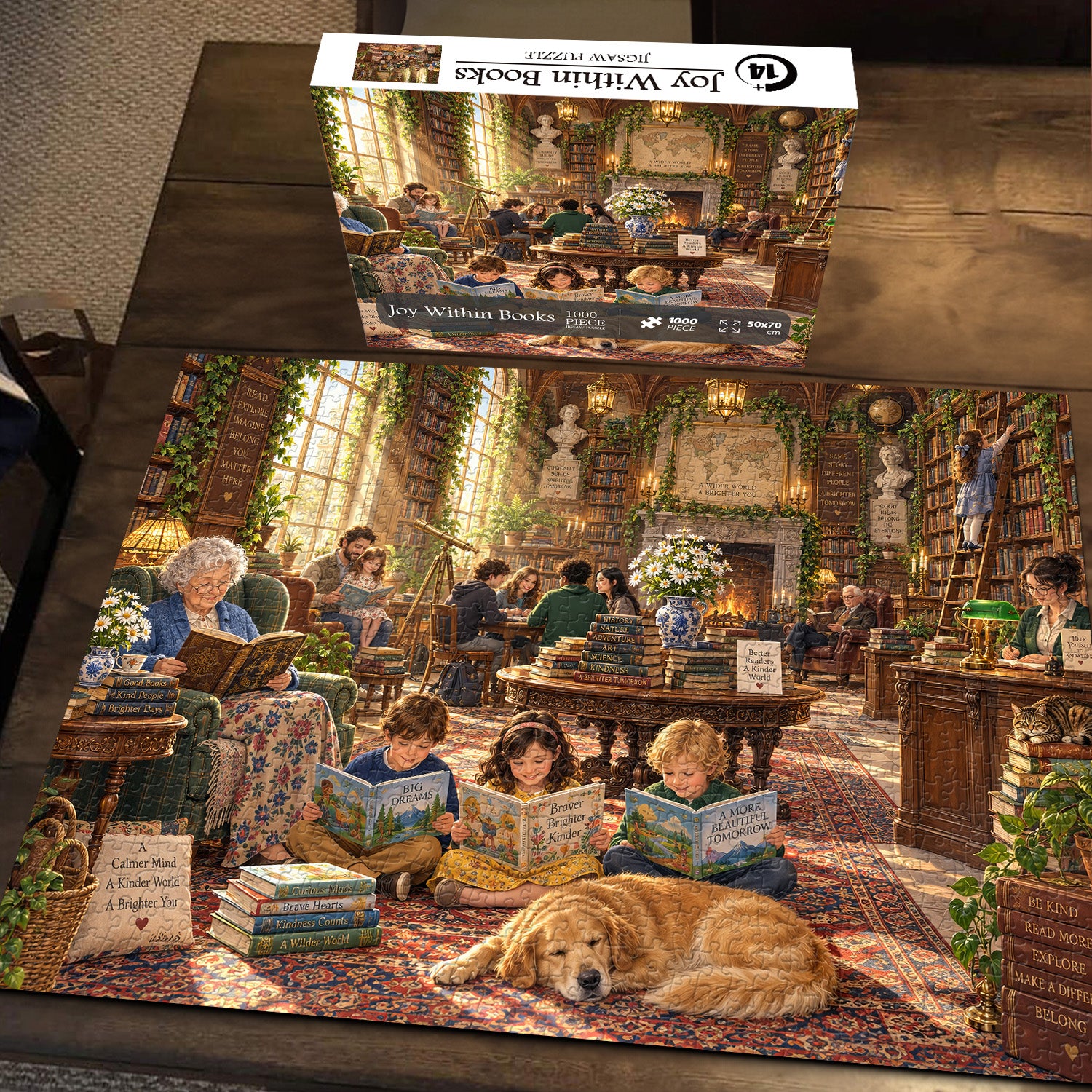 Joy Within Books Jigsaw Puzzle 1000 Pieces