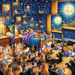 Cats Guarding Dreams Jigsaw Puzzle 1000 Pieces