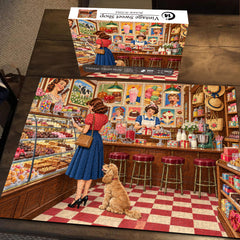Vintage Sweet Shop Jigsaw Puzzle 1000 Pieces