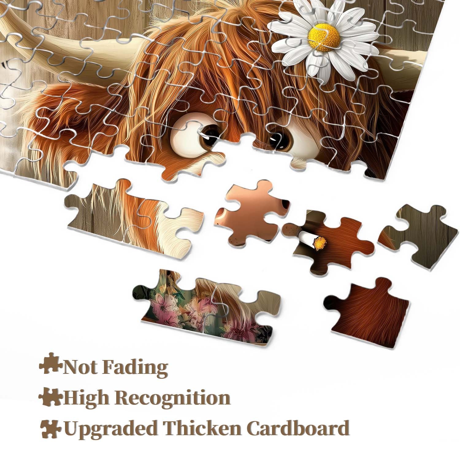 Cow's Melancholy Moment Jigsaw Puzzle 1000 Pieces