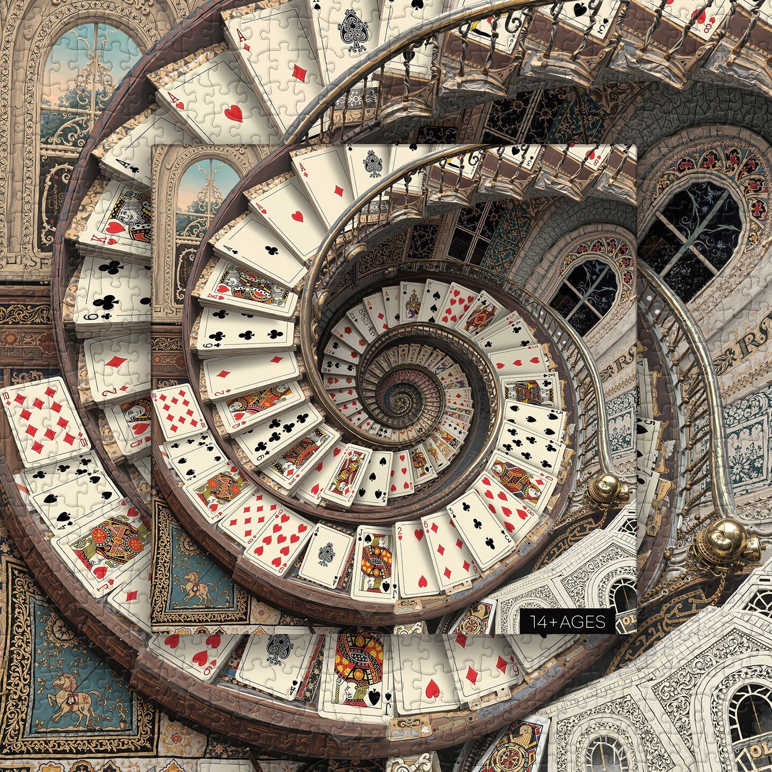 Carte Escalier en spirale Puzzle 1000 pièces 1000 pièces