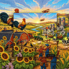 Golden Hills Farm Puzzle 1000 Teile