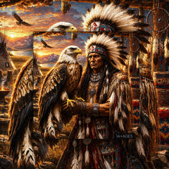 Tribal Spirit Eagle Jigsaw Puzzle 1000 Pieces