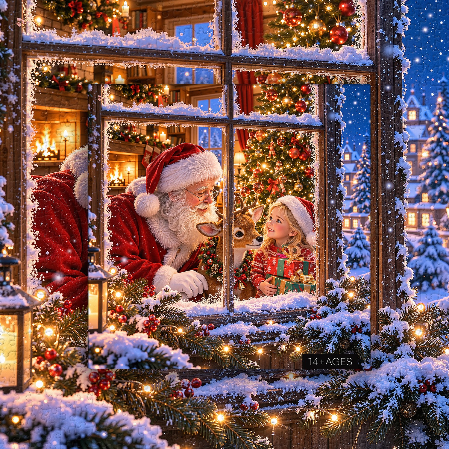 Christmas Window Jigsaw Puzzle 1000 Pieces