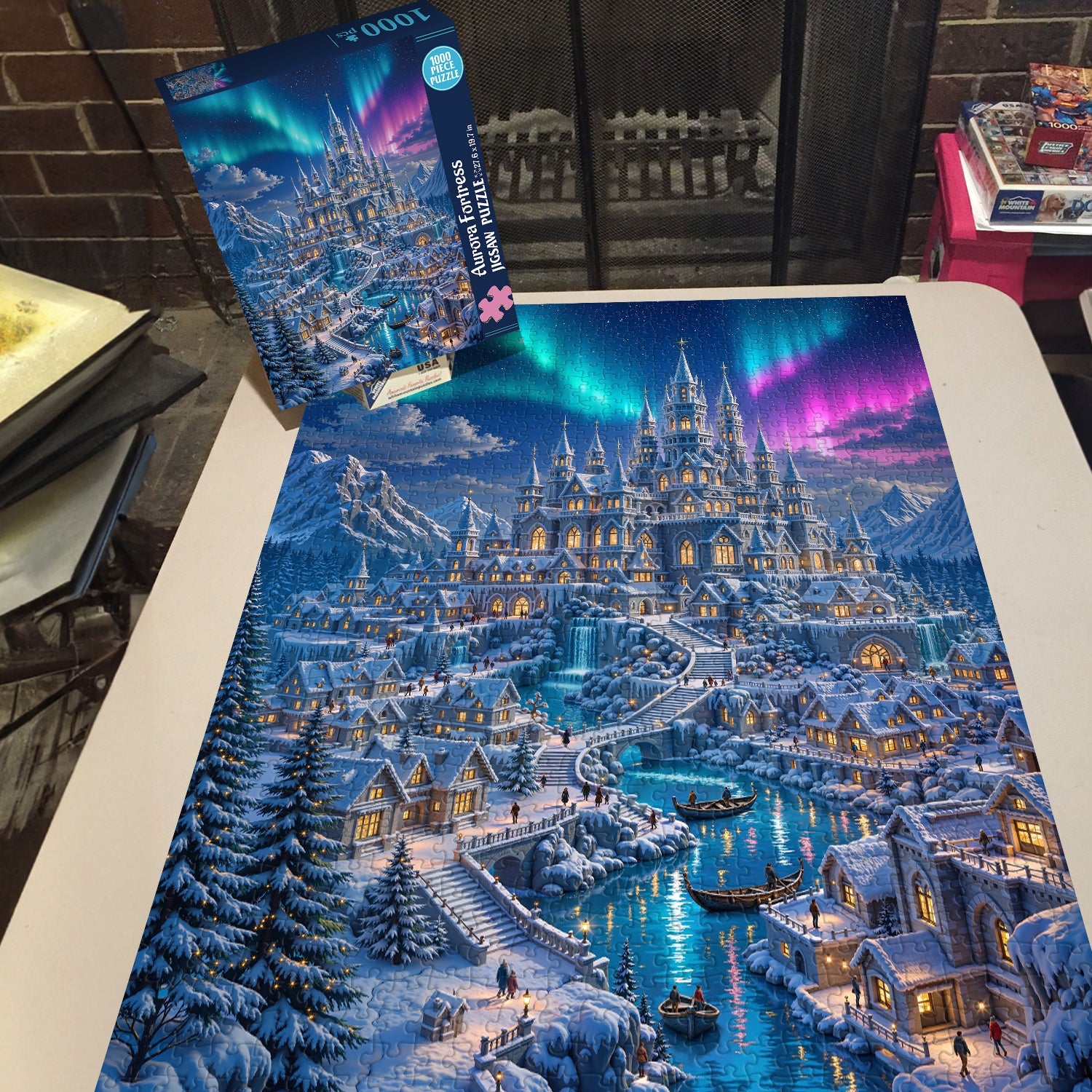 Aurora Fortress Jigsaw Puzzle 1000 Pieces