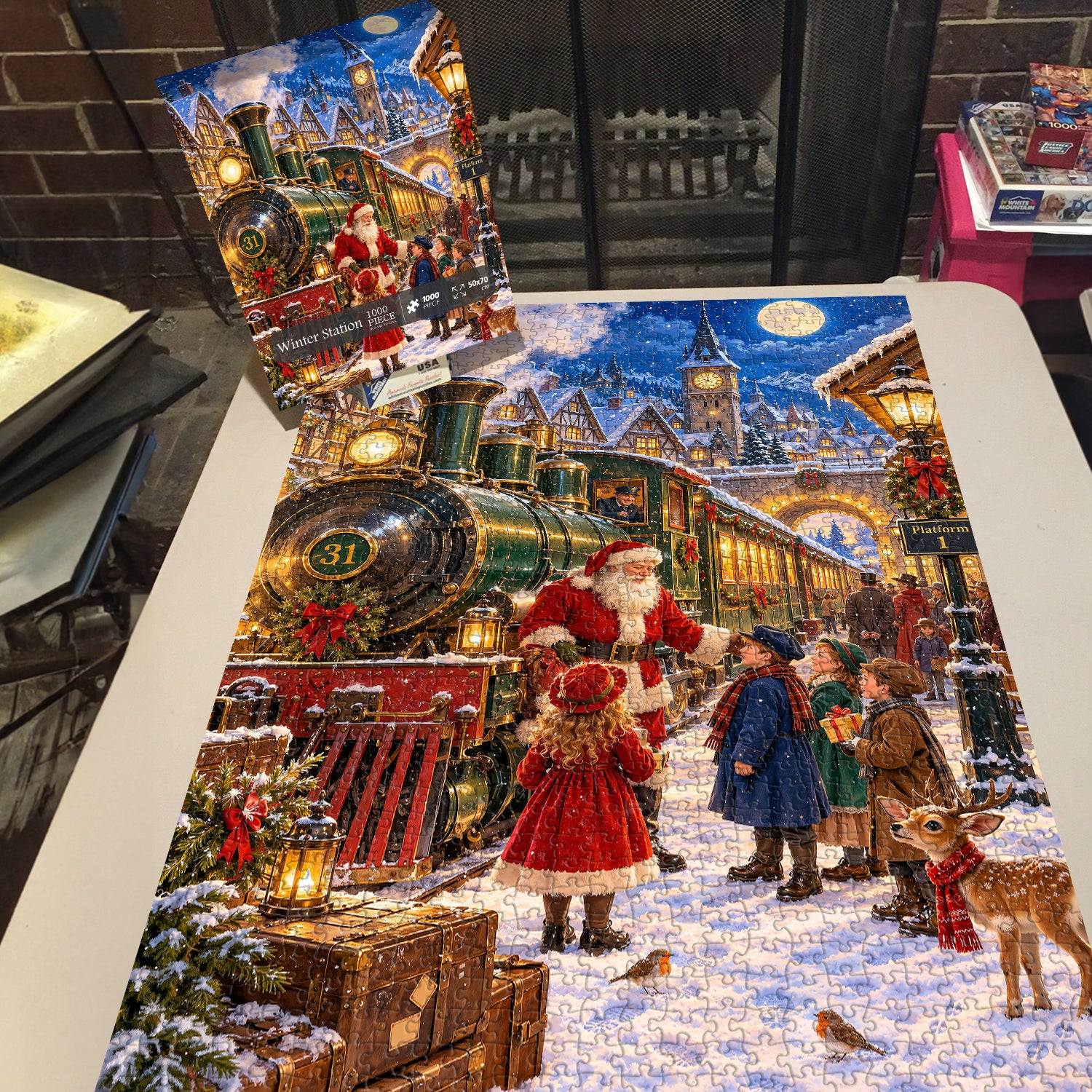 Winter Station Jigsaw Puzzle 1000 Pieces