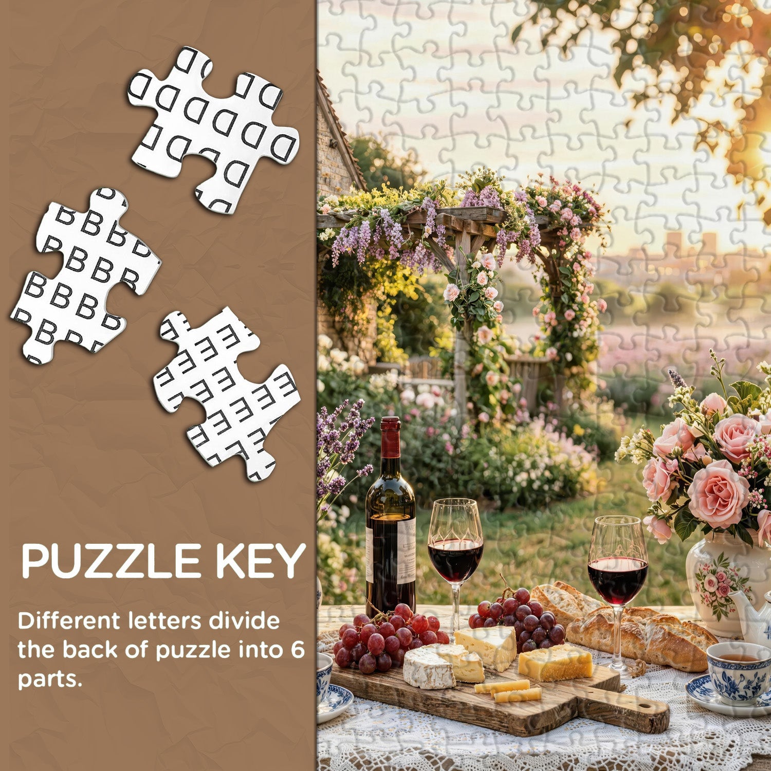 Flüstern eines Sommergarten-Puzzles, 1000 Teile