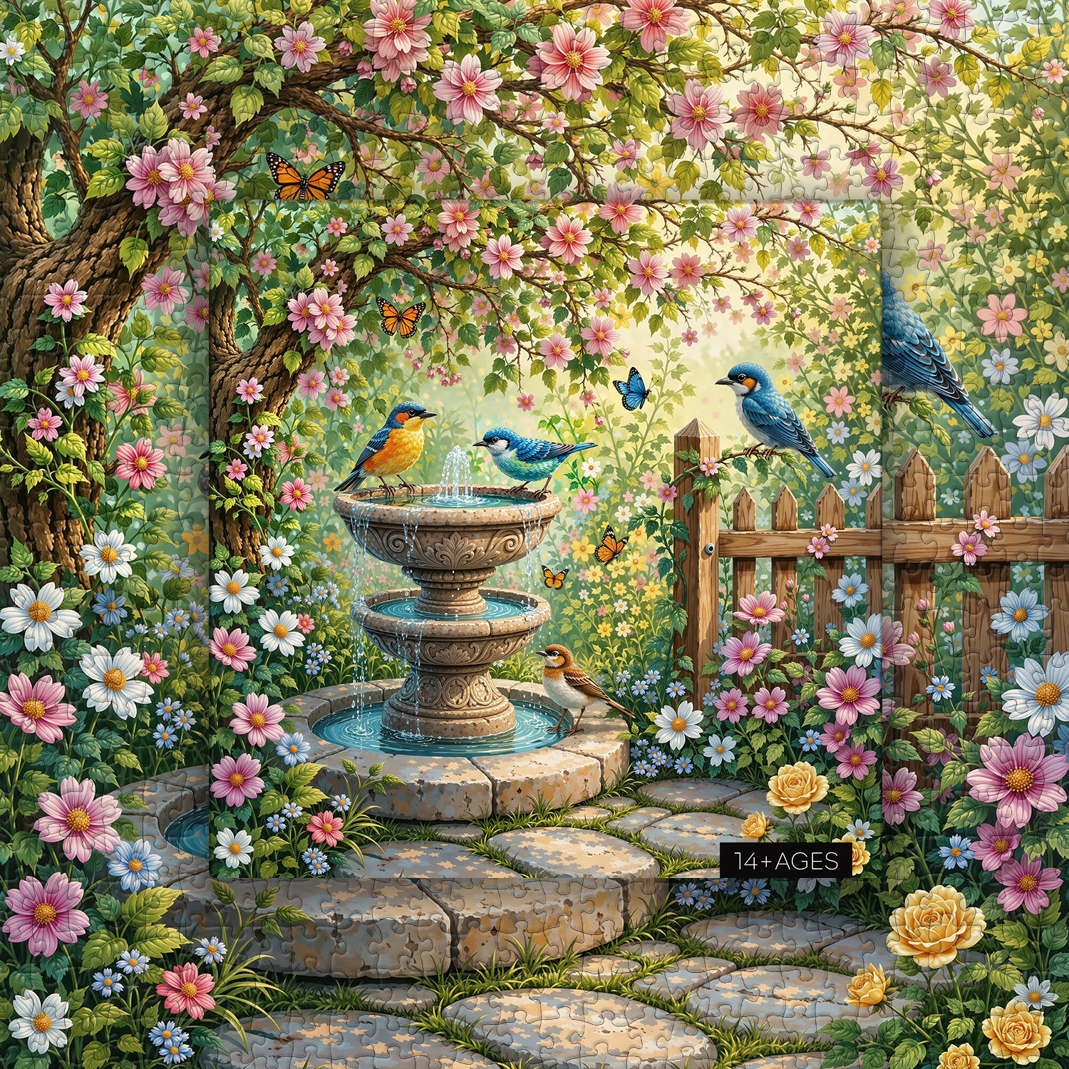 Garden Birds Jigsaw Puzzle 1000 Pieces