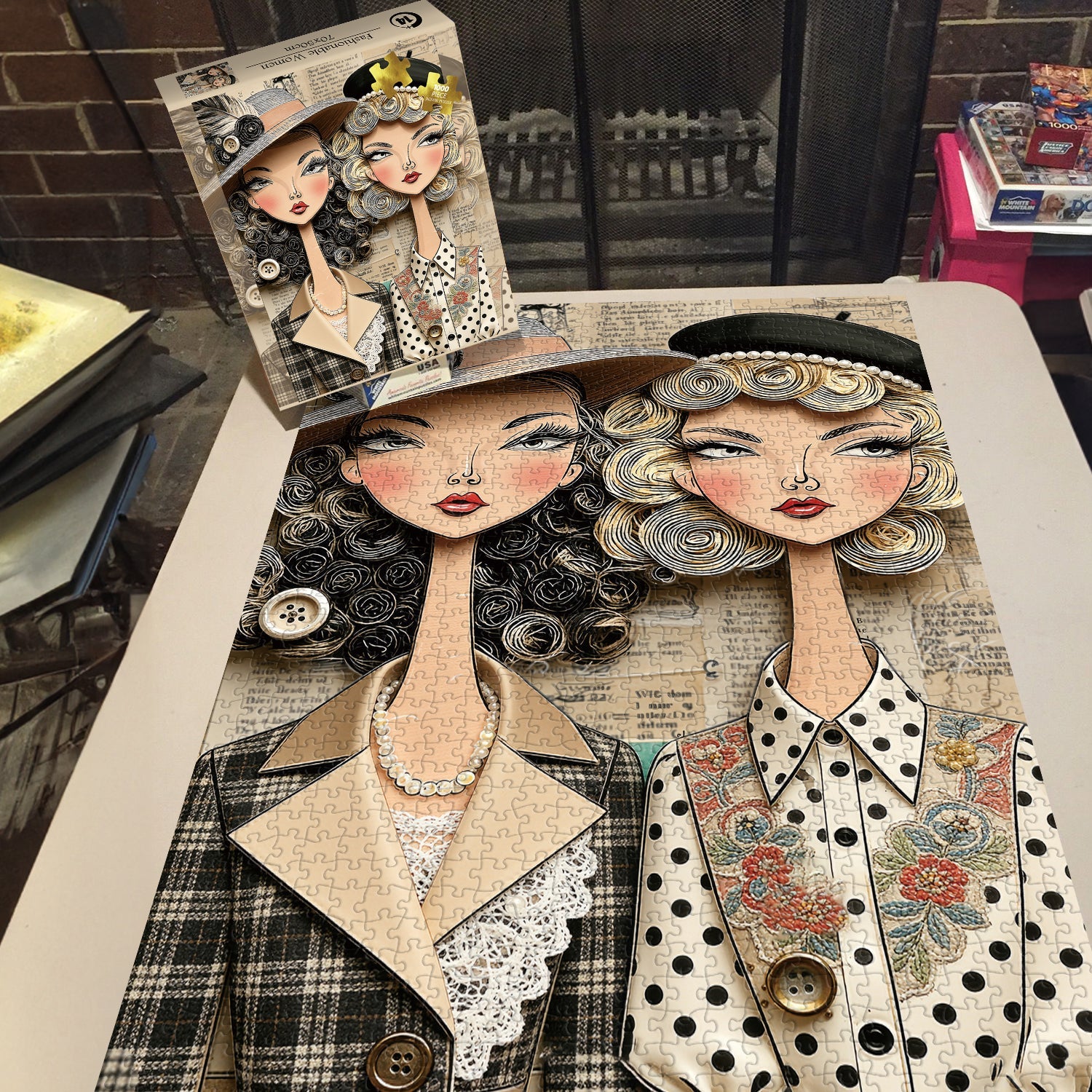 Puzzle per donne alla moda da 1000 pezzi