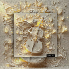 Puzzle di carta con melodia di farfalle, 1000 pezzi