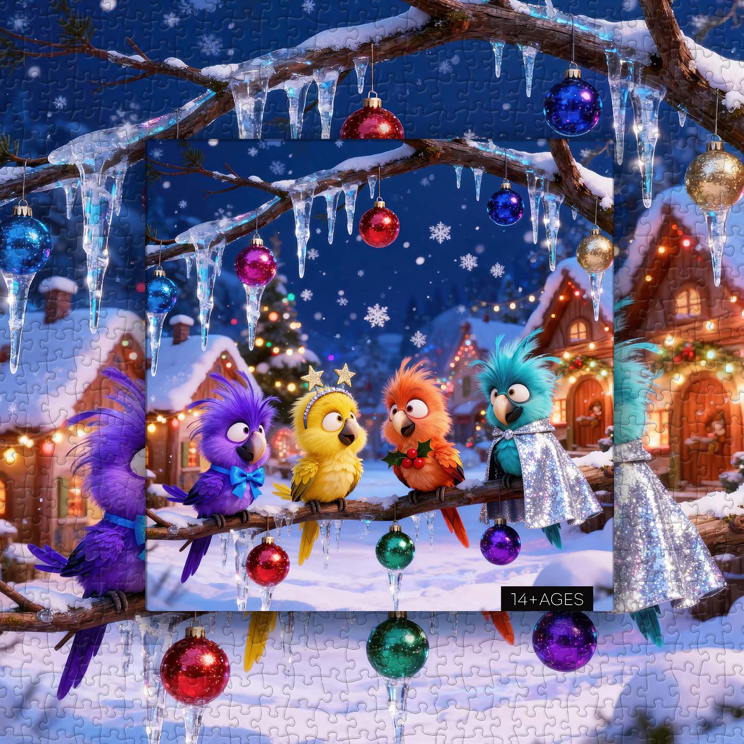 Colorful Birds Workshop Jigsaw Puzzle 1000 Pieces