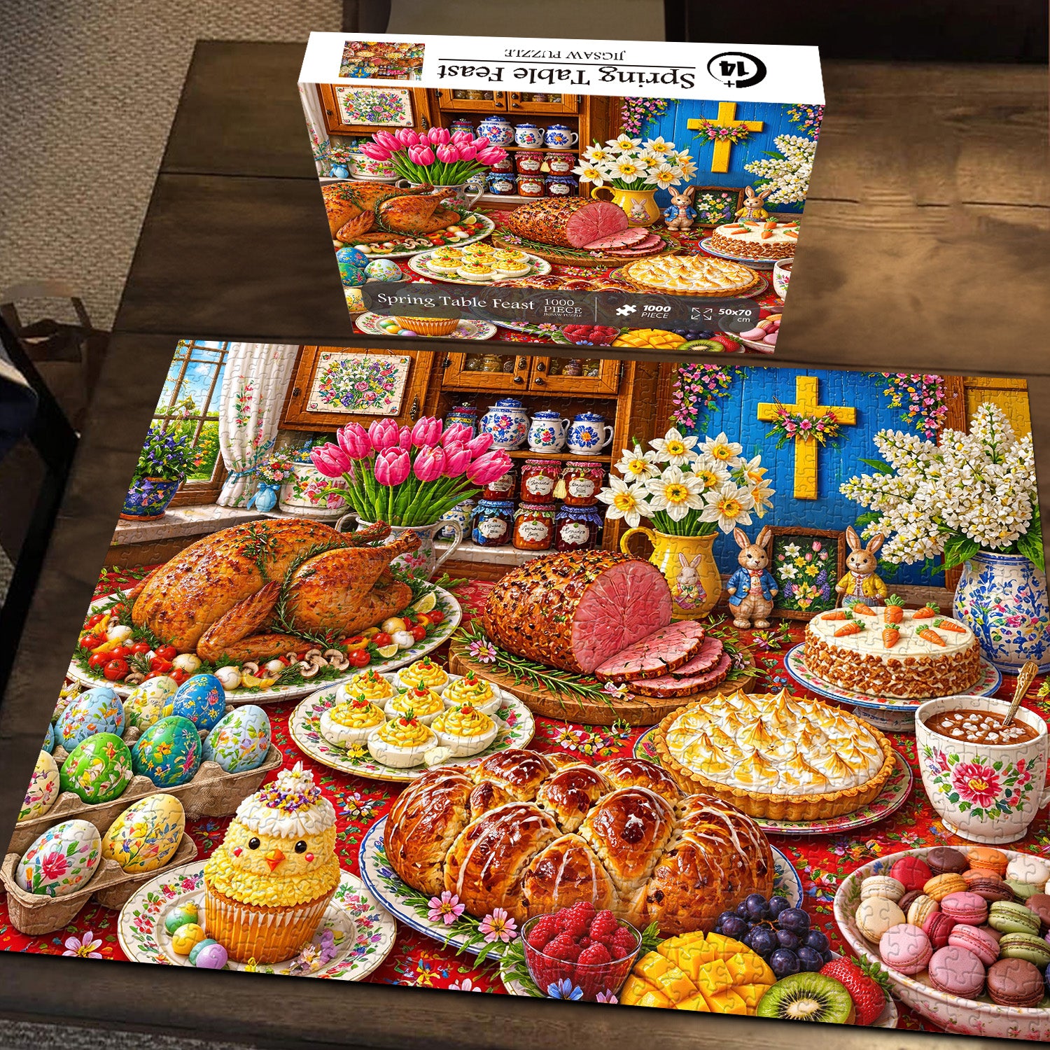 Spring Table Feast Jigsaw Puzzle 1000 Pieces