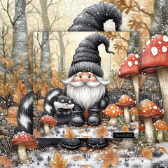 Mignon gnome et skunk puzzle 1000 pièces