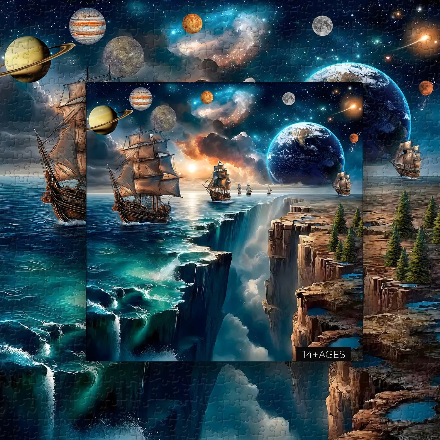 Puzzle di navigazione interstellare 1000 pezzi