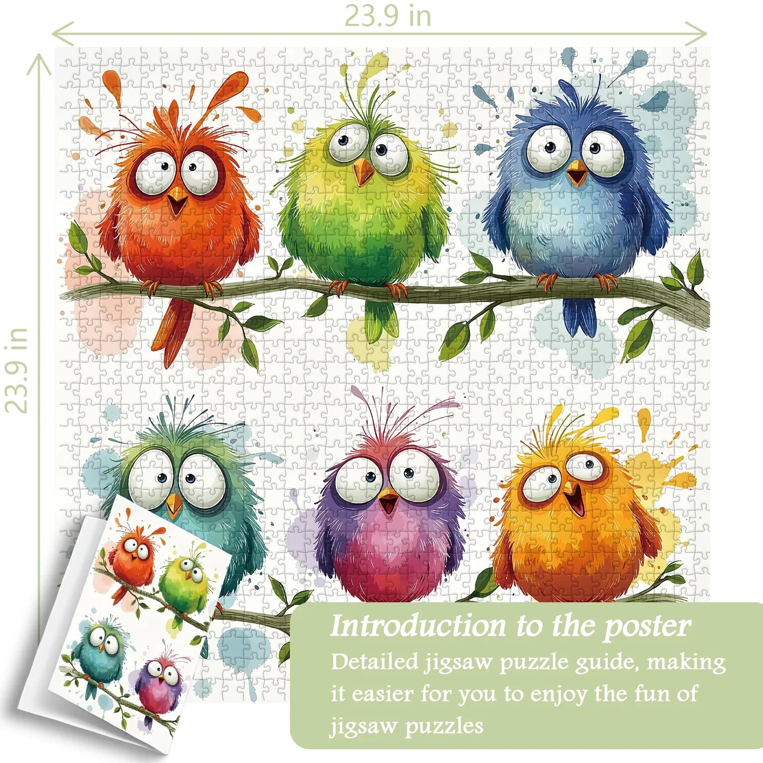 Funny Birds Jigsaw Puzzle 1000 Pieces