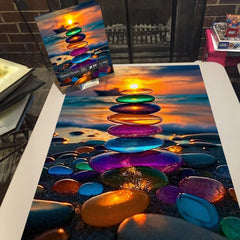 Sunset Stones Jigsaw Puzzle 1000 Pieces