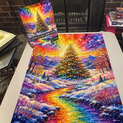 Rainbow Noel Jigsaw Puzzle 1000 Pieces