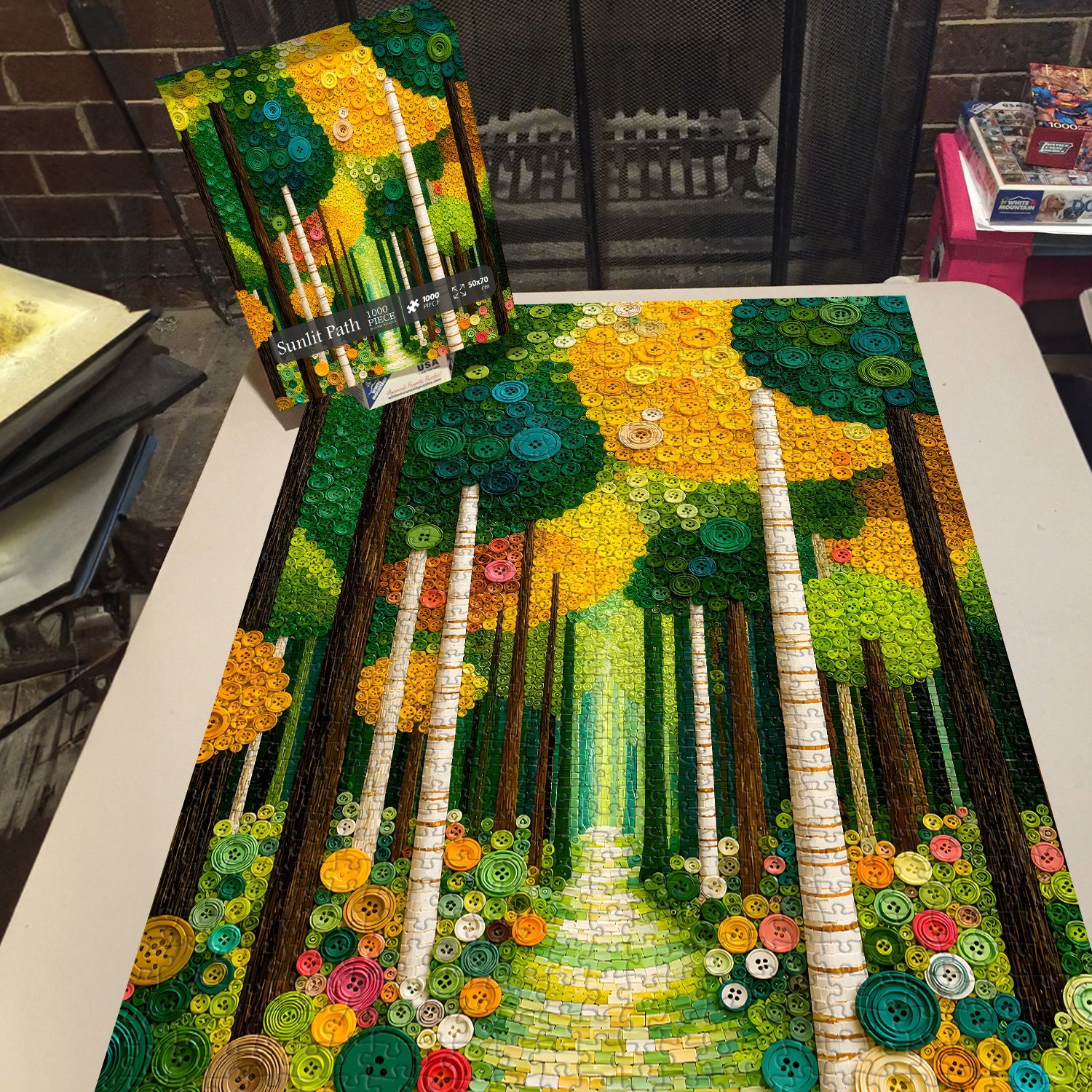 Sunlit Path Puzzle 1000 Teile