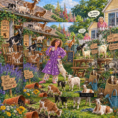 Goat Garden Jigsaw Puzzle 1000 Pieces