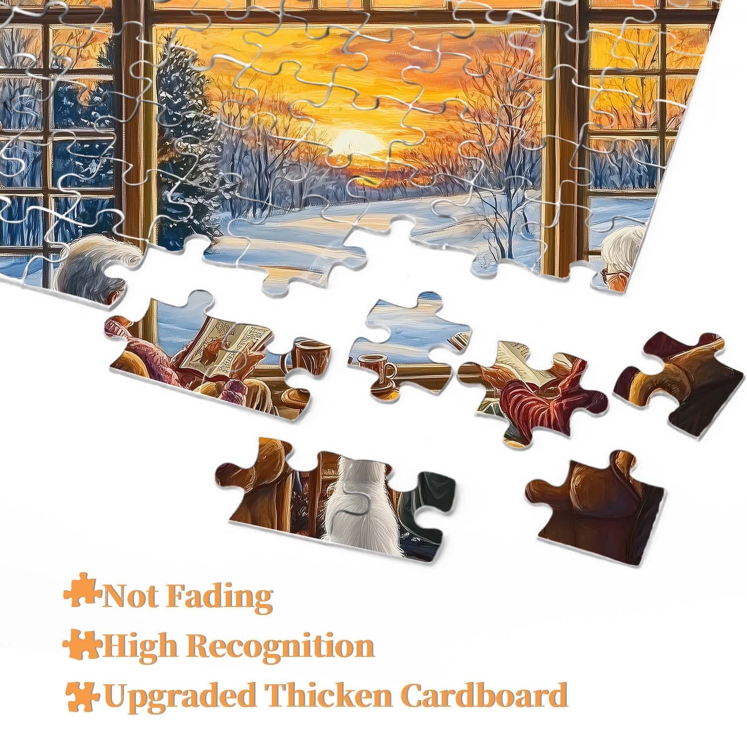 Fireside Warmth Jigsaw Puzzle 1000 Pieces