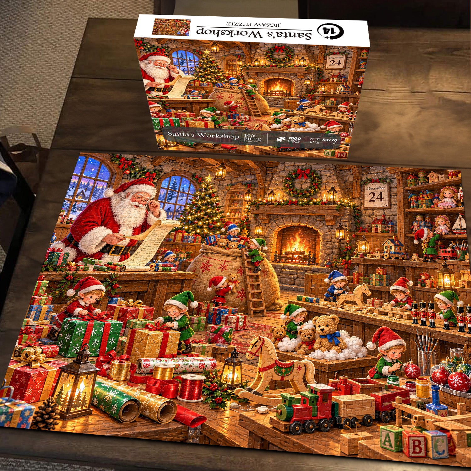 Santa's Workshop Jigsaw Puzzle 1000 Pieces