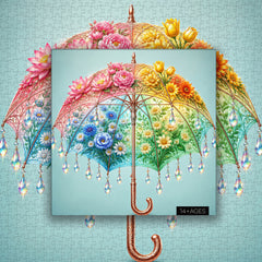 Fantasy Floral Crystal Parasol Jigsaw Puzzle 1000 Pieces