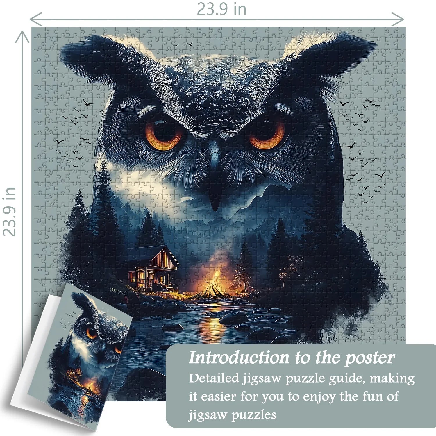 Foresta owlsaw puzzle 1000 pezzi