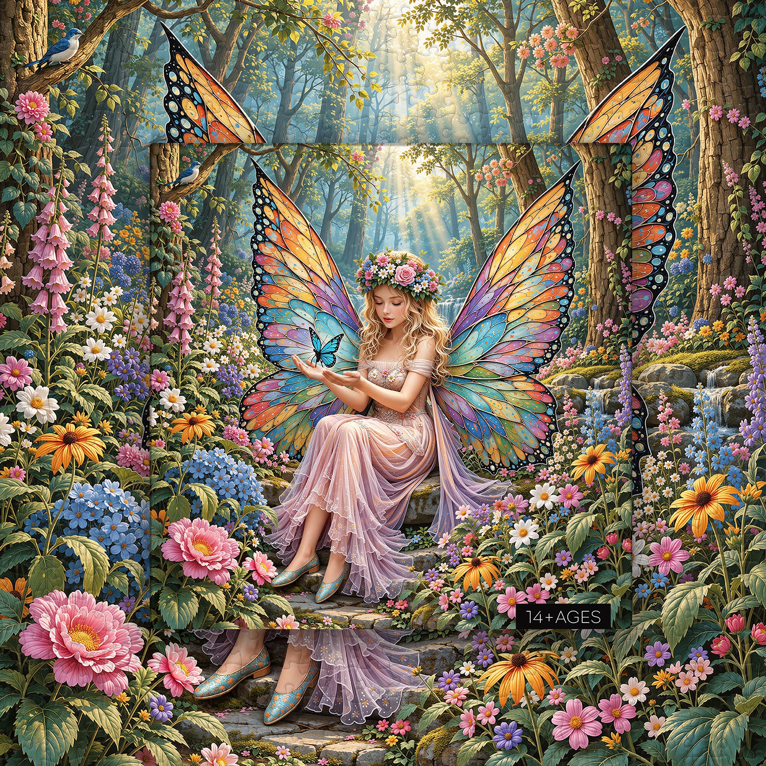 Winged Blossom Fairy Jigsaw Puzzle 1000 Pieces
