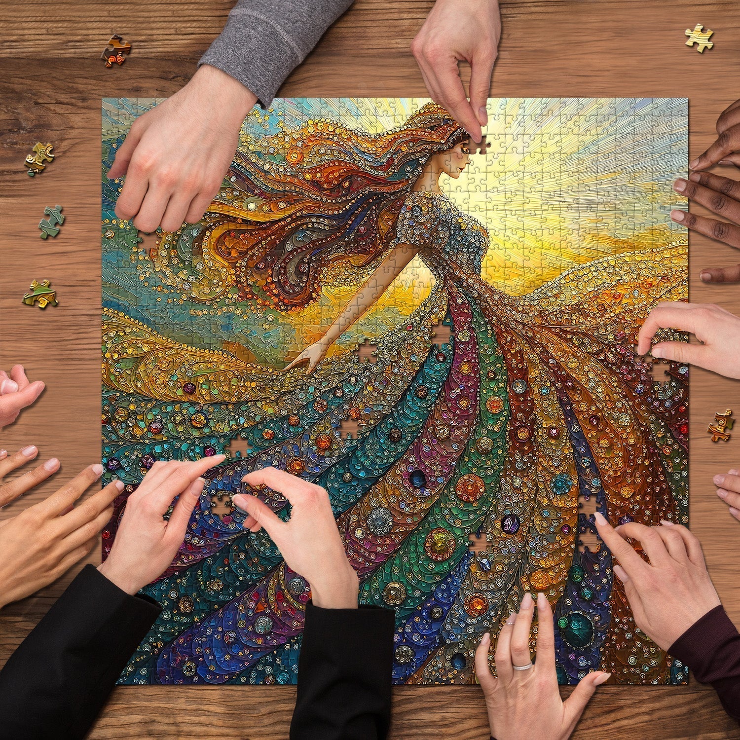 Gemstone Woman Puzzle 1000 Pizzle 1000