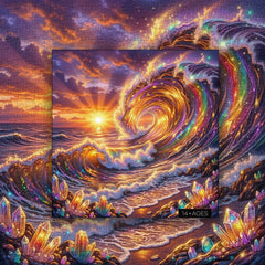 Puzzle L'alba dei cristalli 1000 pezzi