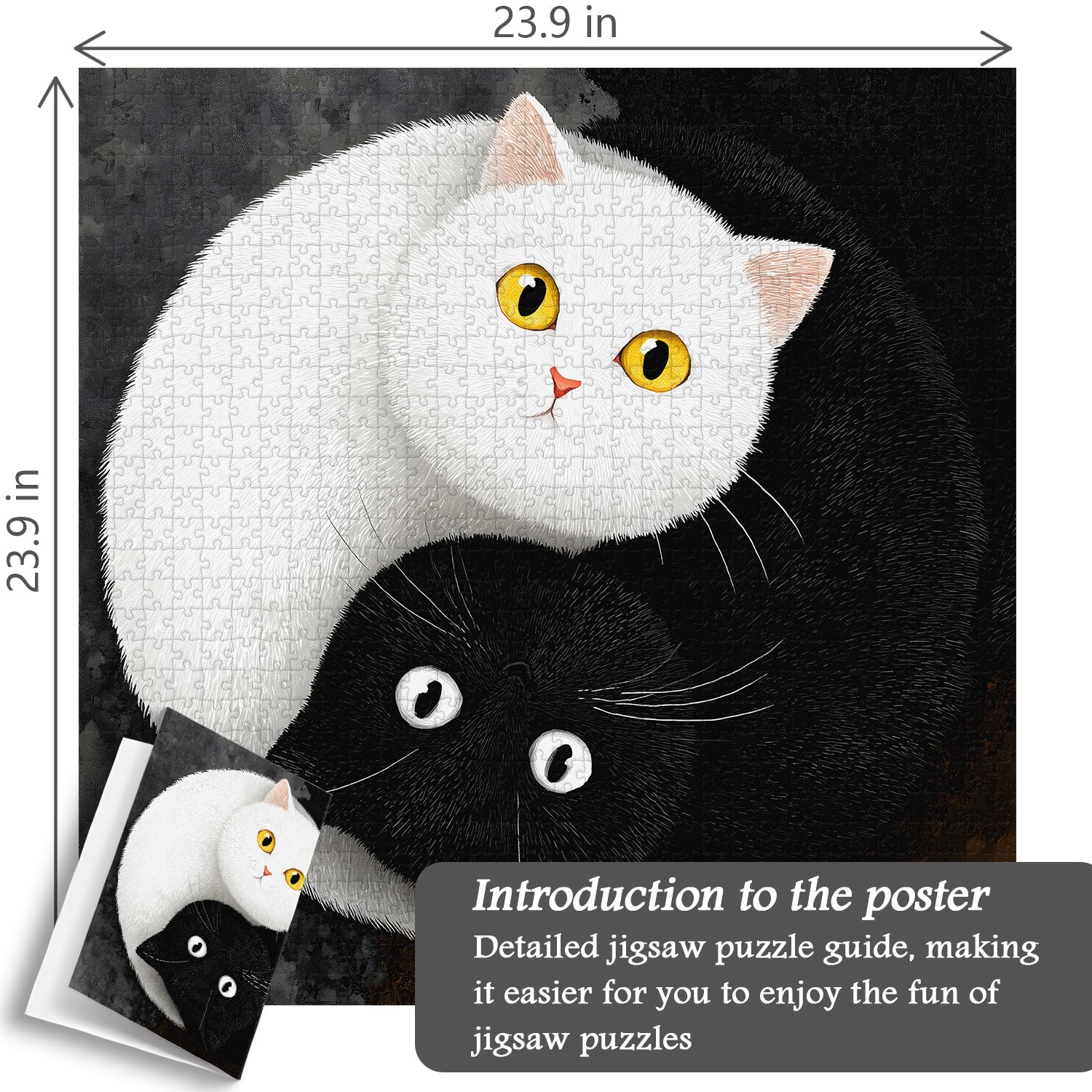 Black and White Balance Jigsaw Puzzle 1000 Pieces