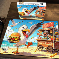 Beach Burger Bandit Jigsaw Puzzle 1000 Pieces