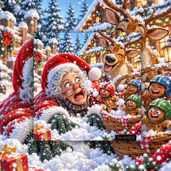 Jolly Snow Day Jigsaw Puzzle 1000 Pieces