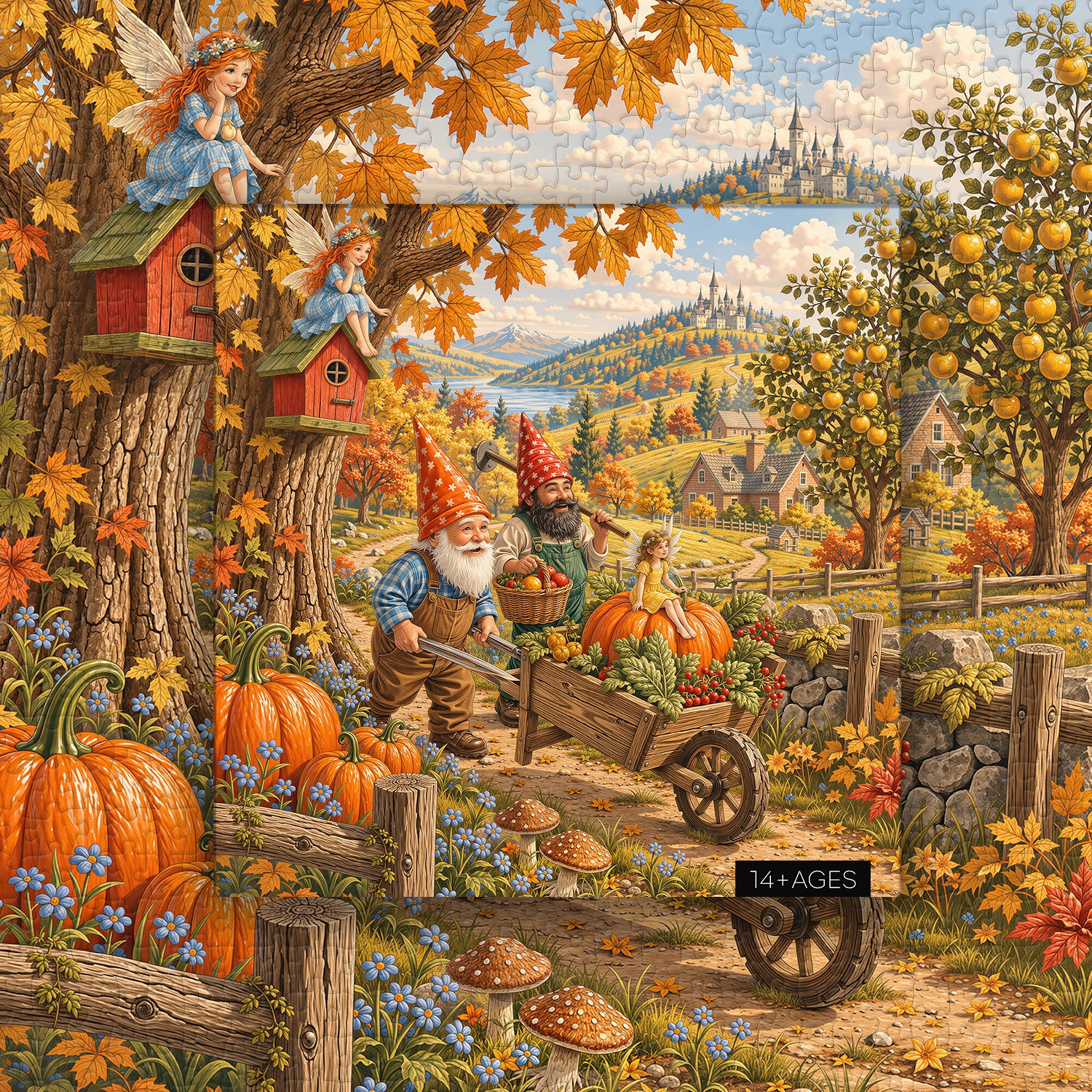 Autumn Whimsy Jigsaw Puzzle 1000 Pieces