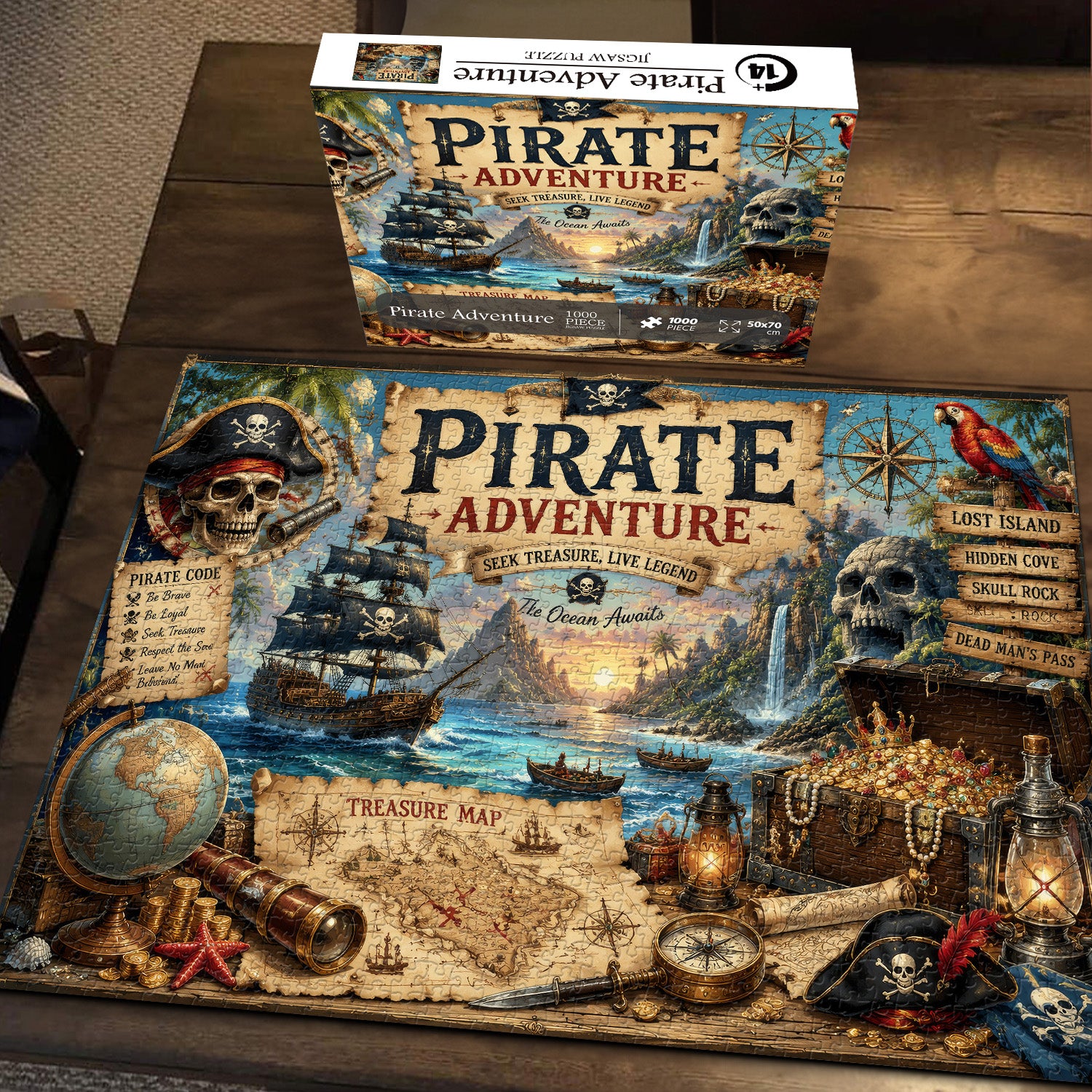 Pirate Adventure Jigsaw Puzzle 1000 Pieces
