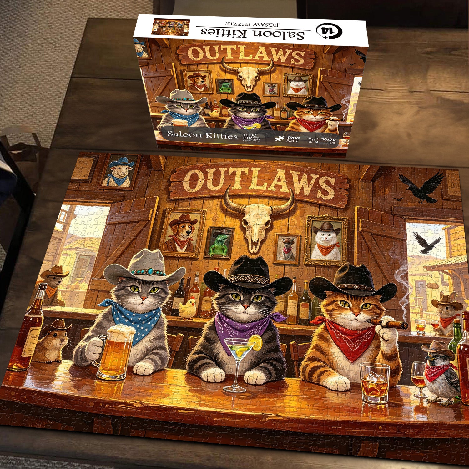Puzzle Saloon Kitties da 1000 pezzi