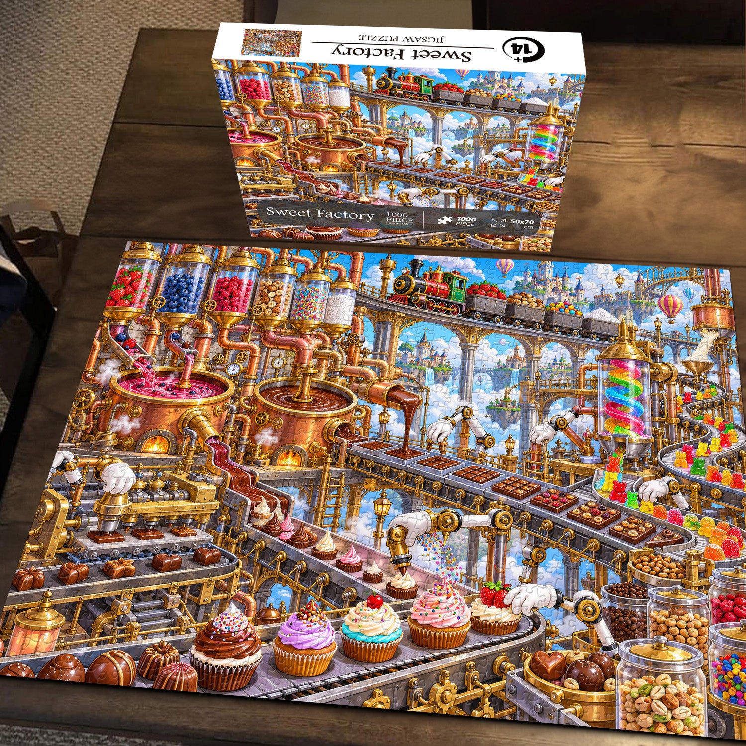 Sweet Factory Jigsaw Puzzle 1000 Pieces